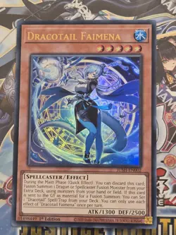 yugioh dracotail faimena ultra rare jush-en002 jush (EU Print) - Image 1