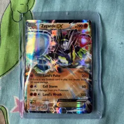 Pokemon Zygarde-Ex Fates Collide Holo Card 54/124 Moderately Played See Pictures - Image 1