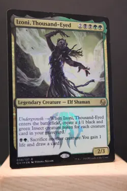 Izoni, Thousand-Eyed Foil Medium Play MTG Guilds of Ravnica: Guild Kits ManaFam - Image 1