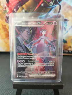 Team Rockets Mewtwo EX 231/182 Destined Rivals English Pokemon Card - Image 2