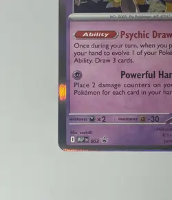 Alakazam 003 [Stamped] MEP: Mega Evolutions Promo English Pokemon Card NM - Image 5