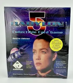 Babylon 5 Collectible Card Game - Sealed Deluxe Edition Box PURPLE BOX - Image 1