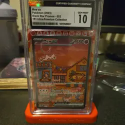 CGC 10 GEM MINT Mew Ex SVP053 ALTERNATE ART HOLO 151 UPC PROMO Pokemon Card - Image 1