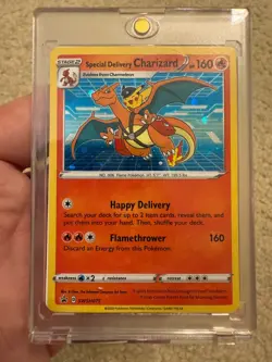 Special Delivery Charizard SWSH075 SWSH: Promo Card Holo NICE! - Image 1