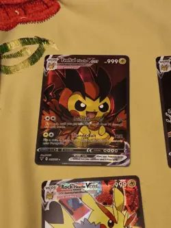 6 Pikachu Pokemon Card Holo GX VSTAR VMAX GX EX Cosplay Art - Image 3