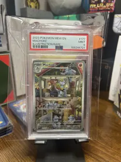 Machoke IR 177/165 Scarlet & Violet 151 Pokemon Card 2023 PSA 9 Mint - Image 1