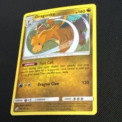 Pokemon TCG Sun & Moon Dragonite Card 119/181 Cosmos Holo Rare Promo - Image 3