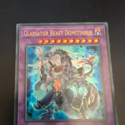 MP20-EN165 Gladiator Beast Domitianus Ultra Rare 1st Edition Mint YuGiOh Card - Image 3