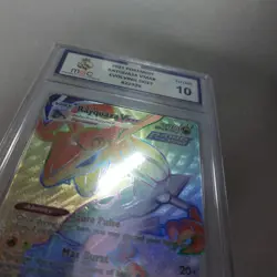 MGC 10 GEM MINT Rayquaza VMAX 217/203 Evolving Skies Rainbow Rare Pokemon Card - Image 4