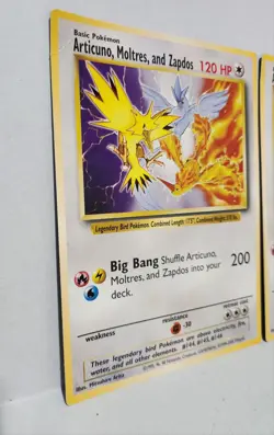 2000 Articuno, Zapdos & Moltres Jumbo Legendary Bird Pokemon Promo Card Lot - Image 2