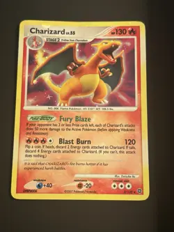 Pokemon TCG Charizard 3/132 Holo Rare Secret Wonders Card LP HOLO BLEED - Image 1