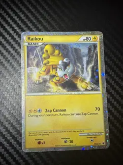 Raikou HGSS19 Holo Card High-Quality Promo Edition - Image 1