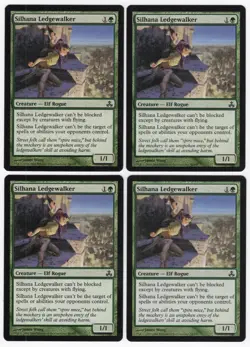 Silhana Ledgewalker x4 4x 2006 Guildpact PLAYSET Green Creature MTG NM AZ1 - Image 1