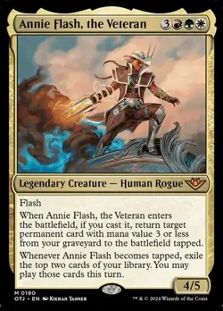 Annie Flash, the Veteran OTJ NM MTG - Image 1