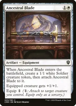 Ancestral Blade , Commander Legends , #5 MTG Common Magic - Image 1