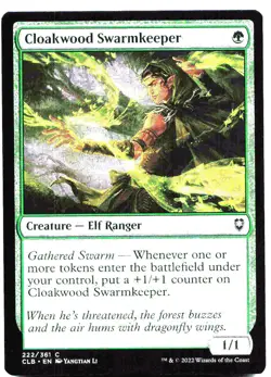 Cloakwood Swarmkeeper C Legends: Battle for Baldur's Gate #222 MTG - Image 1