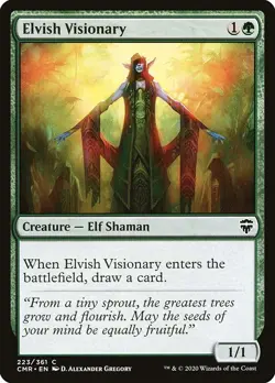 Elvish Visionary , Commander Legends , #223 MTG Common - Image 1