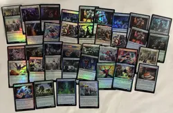 (79) MTG Marvel Spider-Man Uncommon, Common & Land Foil Lot - Collector Lot - Image 2
