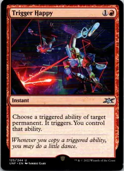 Magic the Gathering Trigger Happy Unfinity MTG Free Shipping! - Image 1