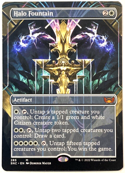 MTG Halo Fountain BORDERLESS Streets of New Capenna 285 NM - Image 1