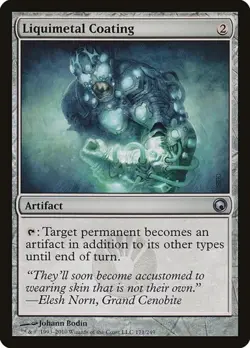 Liquimetal Coating - Foil Scars of Mirrodin MP MTG - Image 1