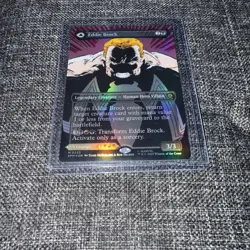 WOTC Marvel's Spider-Man Eddie Brock (0233) (Borderless) (MR) (Foil) NM - Image 1