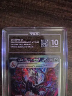 Pokemon TCG Charizard EX Paldean Fates 234/091 Tag Gem Mint 10 - Image 3