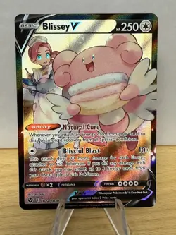 Pokemon TCG Blissey V Full Art Holo Trainer Gallery TG22/TG30 Silver Tempest - Image 1