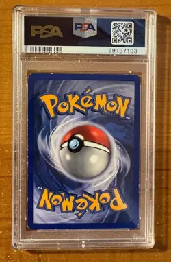 1999 Pokemon Jungle Holo Vaporeon #12 PSA 7 - Image 2