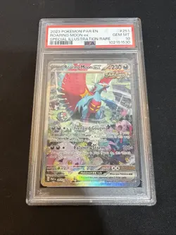 Pokemon Roaring Moon ex SIR #251 PSA 10 Paradox Rift 2023 - Image 2
