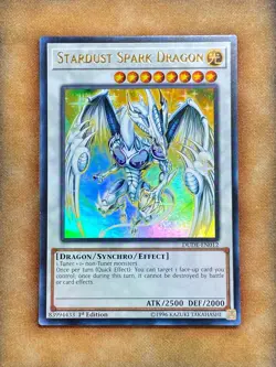 Yugioh Stardust Spark Dragon DUDE-EN012 Ultra Rare 1st Ed NM - Image 1