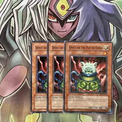 DR2-EN009 x3 Spirit of the Pot of Greed Common Excellent Condition Yugioh - Image 1