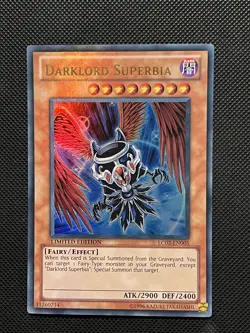 Yugioh - Darklord Superbia - LC02-EN005 - Ultra Rare - Limited Edition - NM - Image 2