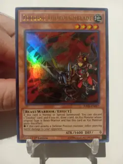 Yu-Gi-Oh! TCG Zoodiac Thoroughblade RATE-EN017 1st Edition Near Mint Ultra Rare - Image 1