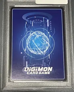 Digimon Card Game Belzebumon Blast Mode English Version PSA 8 - Image 2