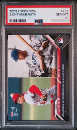 PSA10 certified Topps now MLB Shohei Ohtani Card 233 - Image 1