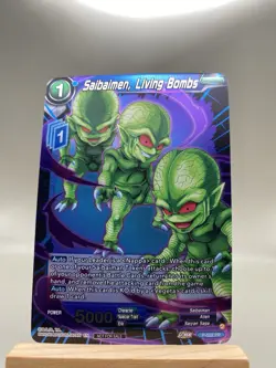 Dragon Ball Super CCG Saibaimen, Living Bombs P-552 PR Promo Foil Card - Image 1
