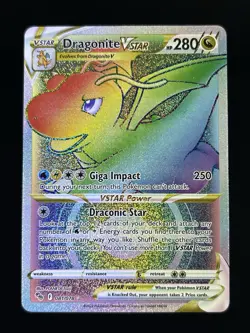 Dragonite VSTAR 081/078 Rainbow Secret Rare Card Set Pokemon GO NM - Image 1