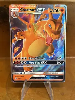 Pokemon TCG Charizard GX SM211 Black Star Promo Holo Card Hidden Fates NM/MINT - Image 1