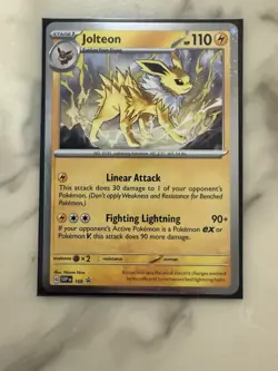 Pokemon Flareon Vaporeon Jolteon SVP 167 168 169 Prismatic Evolutions Promo Card - Image 2