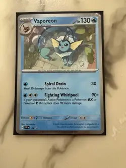 Pokemon Flareon Vaporeon Jolteon SVP 167 168 169 Prismatic Evolutions Promo Card - Image 3