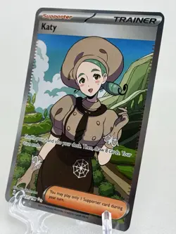 Katy 237/198 Ultra Rare Scarlet & Violet Base Set Pokemon Card Full Art Error - Image 1