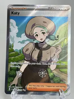 Katy 237/198 Ultra Rare Scarlet & Violet Base Set Pokemon Card Full Art Error - Image 2