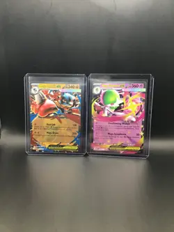 Pokemon TCG: Mega Evolutions 4 Card EX Near Mint Set - Image 1