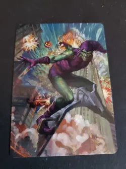 MTG - Spider-Man - Green Goblin Art Card #26 NM - Image 1