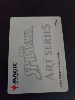 MTG - Spider-Man - Green Goblin Art Card #26 NM - Image 2