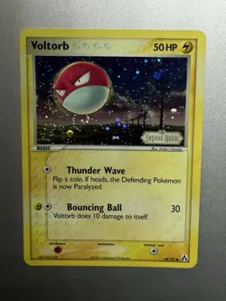 VOLTORB 68/92 EX Legend Maker SWIRL REVERSE HOLO RH Pokemon TCG card NM+ - Image 1