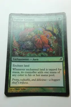 MTG Fertile Ground x1-Foil -Lorwyn-Mod/Hvy Play - Image 1