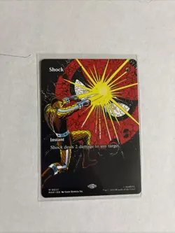 Shock (Borderless) - non foil - 0027 NM MTG Marvel Universe Spider-Man Magic - Image 1
