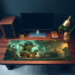 Goblin Tinkerer MTG Playmat Fantasy Steampunk - MTG Playmat - Image 3